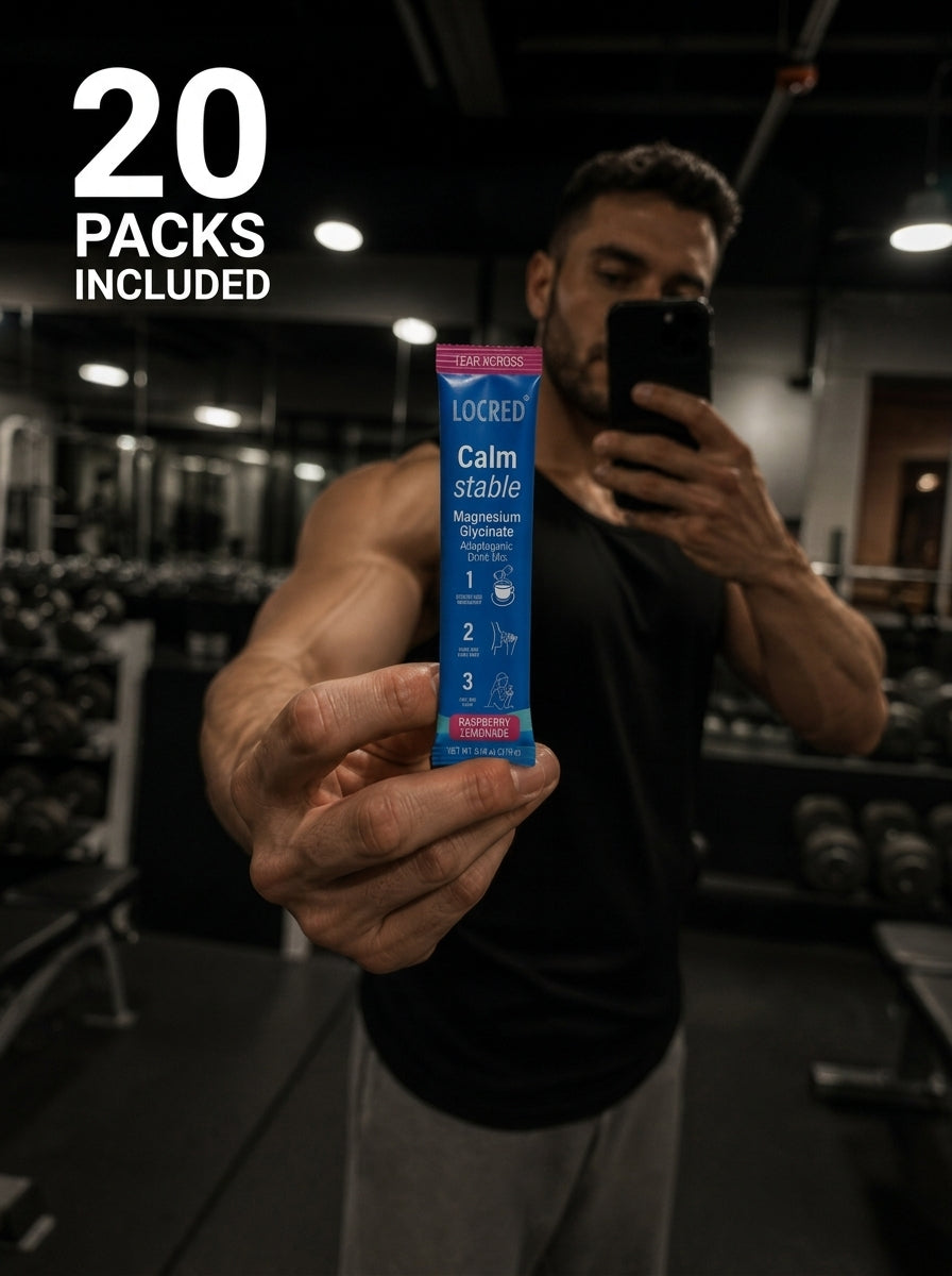 The Moons Calm packet at the gym