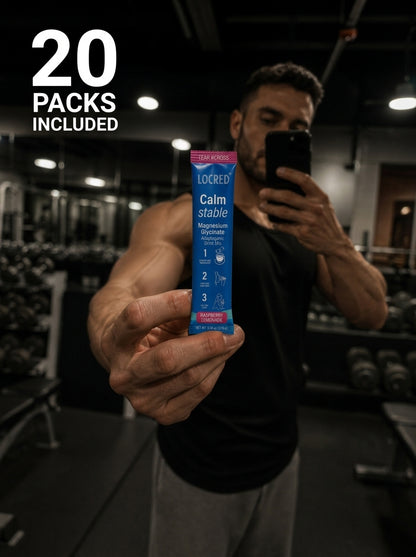 The Moons Calm packet at the gym